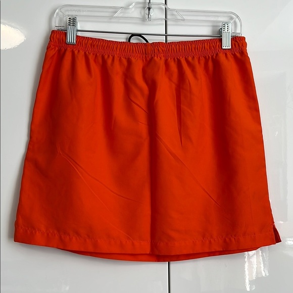 BIKINI VILLAGE Vibrant Orange Skirt Swim Cover Up Front Pocket, Size L - Picture 7 of 8